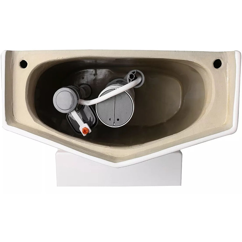 Vaso Sanitário Monobloco Esmaltado com Caixa Acoplada e Assento Anti-Ruído Branco Milão - SAN-002 - STILLUS HOME - Imagem 6